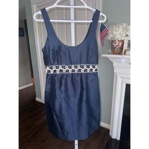 Vineyard‎ Vines Women's Silk Sleeveless Navy Cocktail Dress Size 4